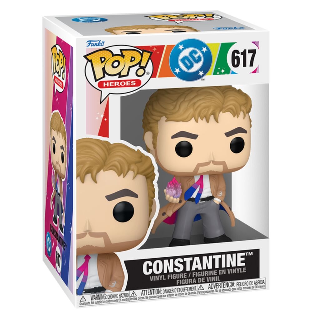 Figura Funko POP! de Constantine Pride de DC Comics en caja
