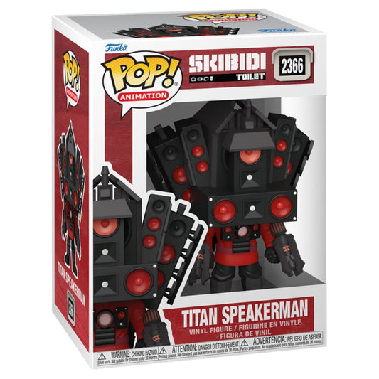 Figura Funko POP! Skibidi Toilet Titan Speakerman en negro y rojo - 2