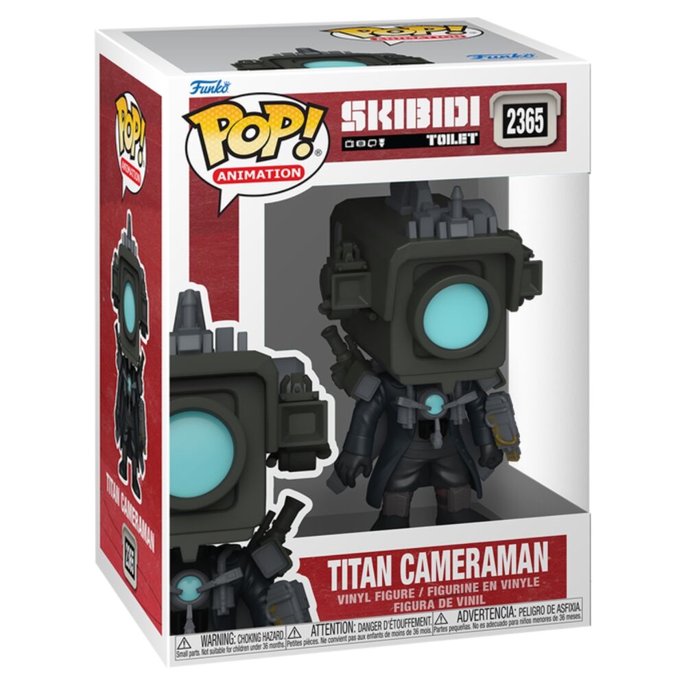 Figura Funko POP! Skibidi Toilet Titan Cameraman con lente azul turquesa - 2