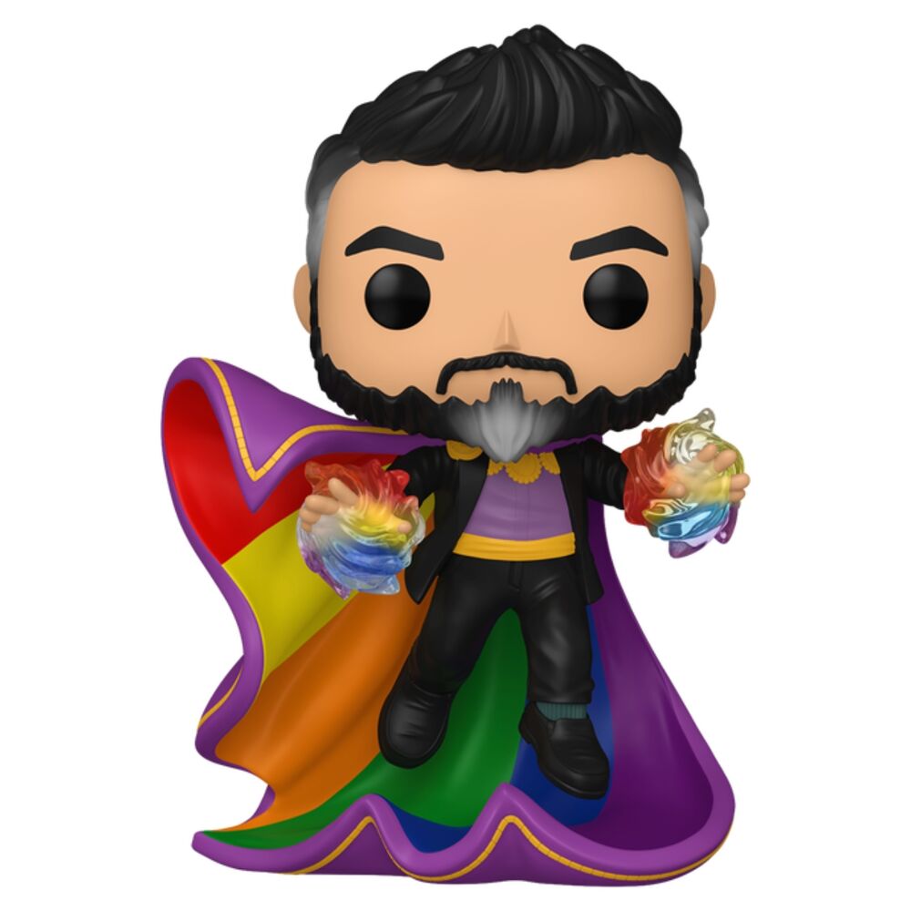 Figura Funko POP! DC Comics Extraño Pride con capa multicolor
