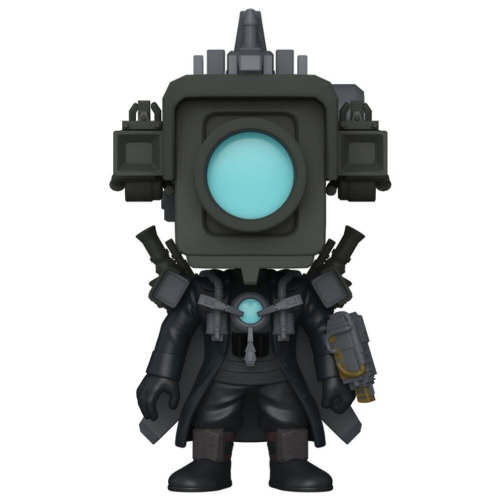 Figura Funko POP! Skibidi Toilet Titan Cameraman con lente azul turquesa