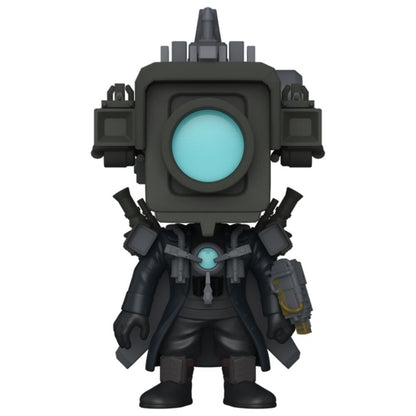 Figura Funko POP! Skibidi Toilet Titan Cameraman con lente azul turquesa