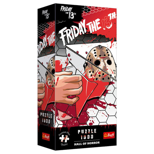 Puzzle Trefl de 1000 piezas con diseño de Viernes 13 y máscara de hockey