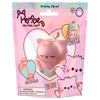 Llavero Squishy Friends Pembe con diseño de gato rosa y clip