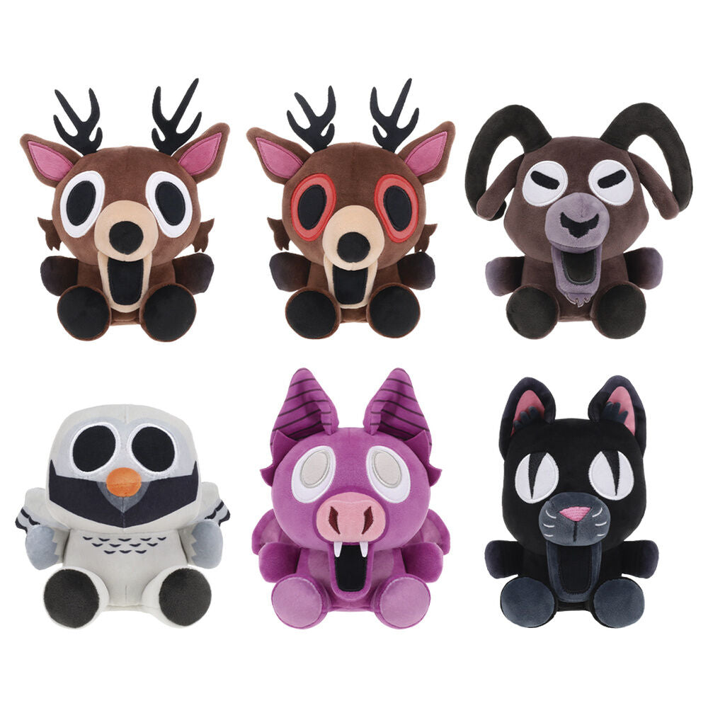 Peluche surtido PHATMOJO de 99 Nights in the Forest con seis diseños de criaturas