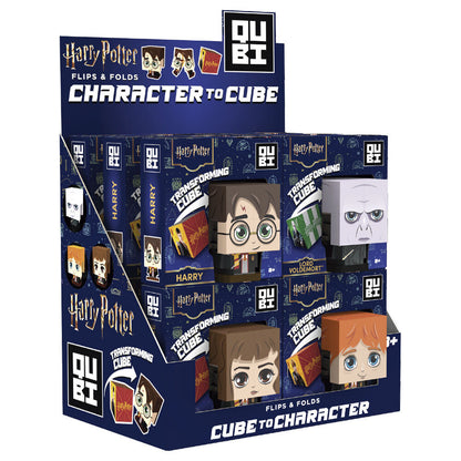 Cubos Qubi transformables de Harry Potter con Harry, Hermione, Ron y Voldemort