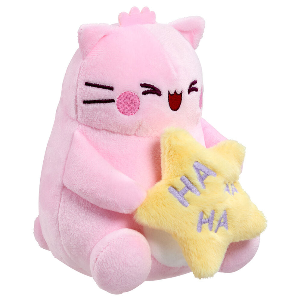 Peluche Pembe de gato rosa con diseño surtido - 3