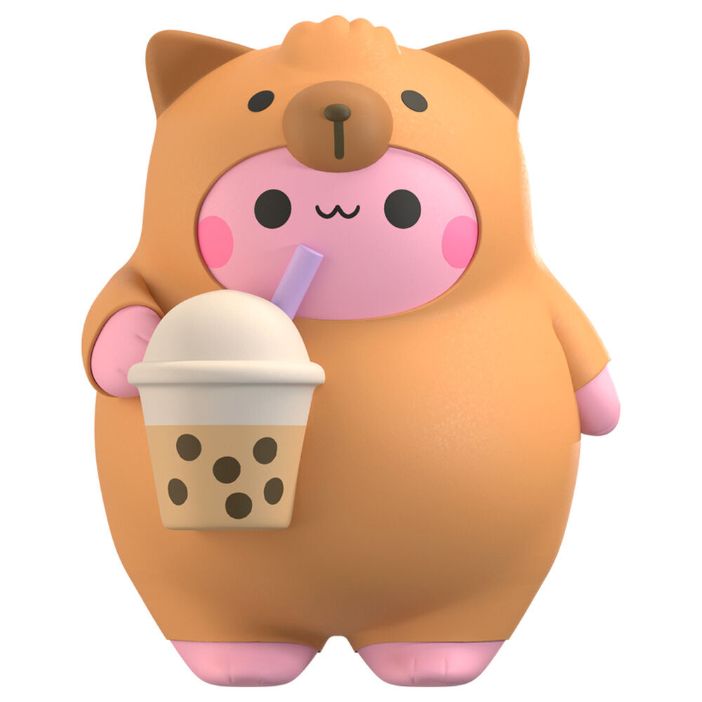 Figura jumbo Pembe the Pink Cat de 9 cm en presentación rosa - 5