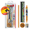 Set de papelería Dragon Ball Z con regla, lápiz y bolígrafo