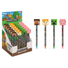 Bolígrafos Minecraft con toppers de personajes surtidos