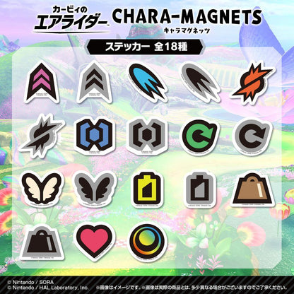 Imán acrílico de Kirby Air Riders con pegatina de corazón - 3