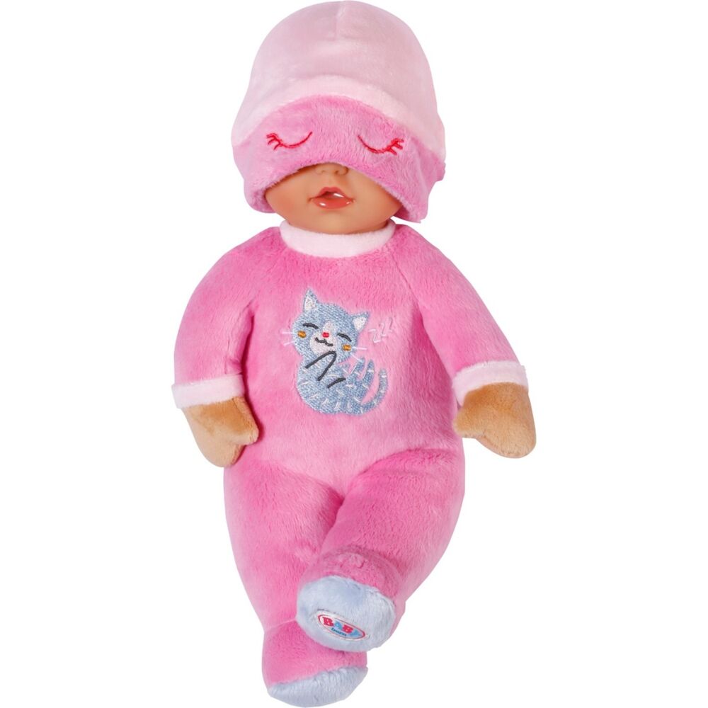 Muñeco Dormilón Rosa Baby Born de 30 cm con gorrito y pijama de peluche - 2