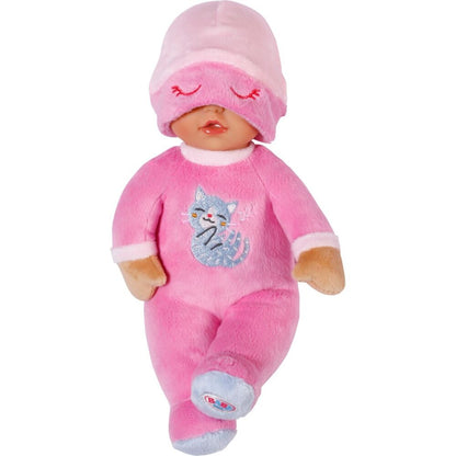 Muñeco Dormilón Rosa Baby Born de 30 cm con gorrito y pijama de peluche - 2