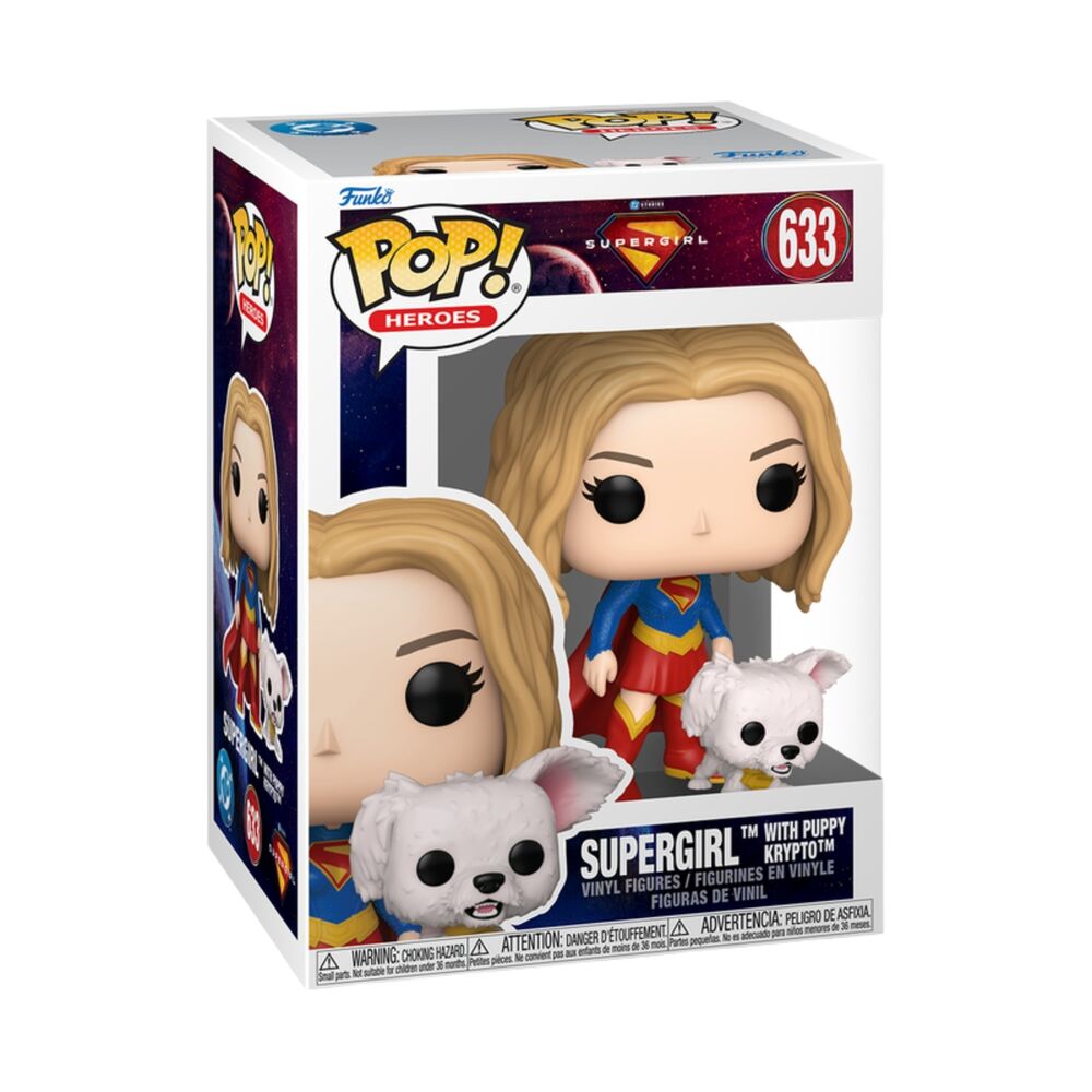 Figura Funko POP! de Supergirl con su cachorro Krypto - 2