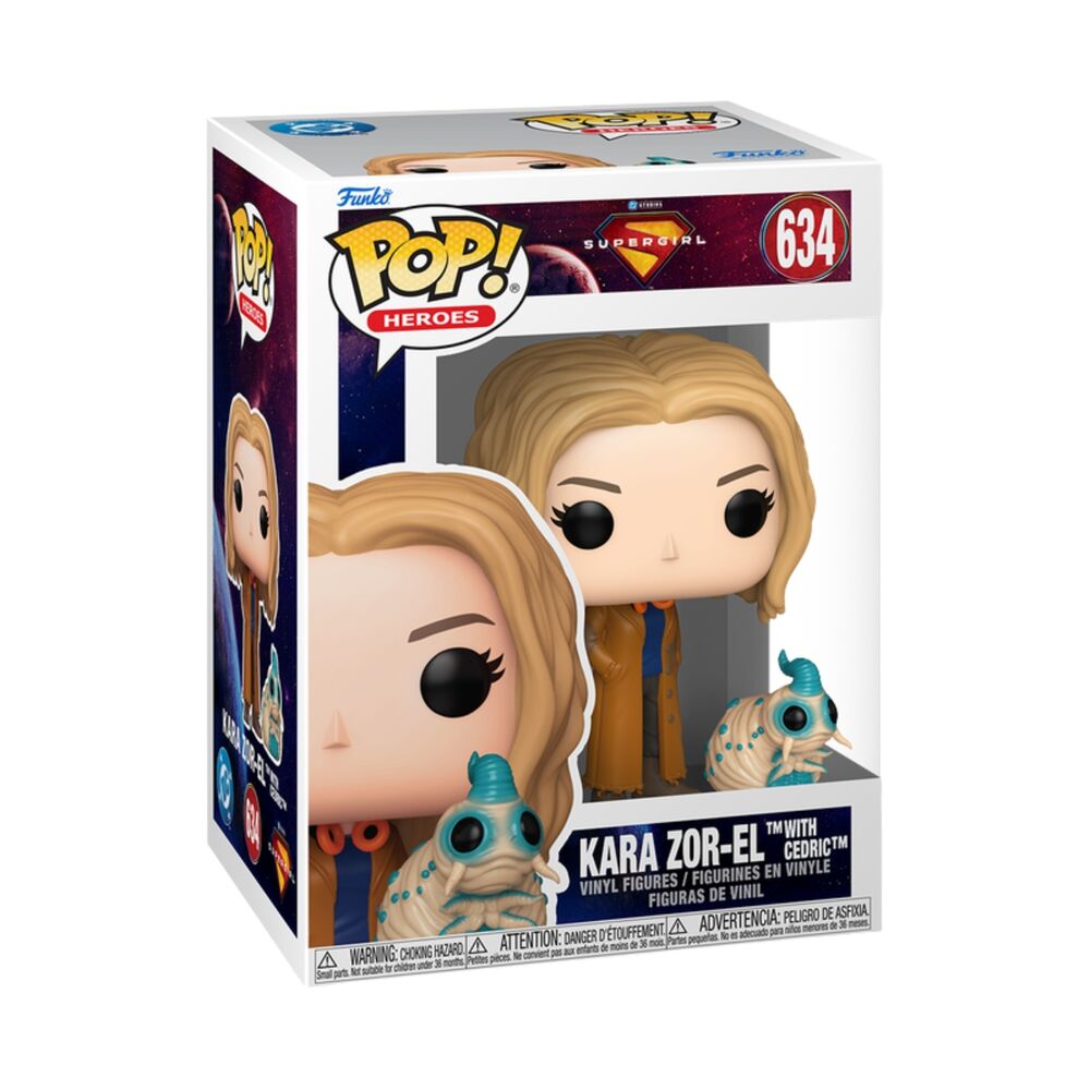 Figura Funko POP! de Supergirl Kara Zor-El con Cedric - 2