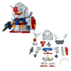 Figura miniatura Bandai Shokugan Gundam desmontada