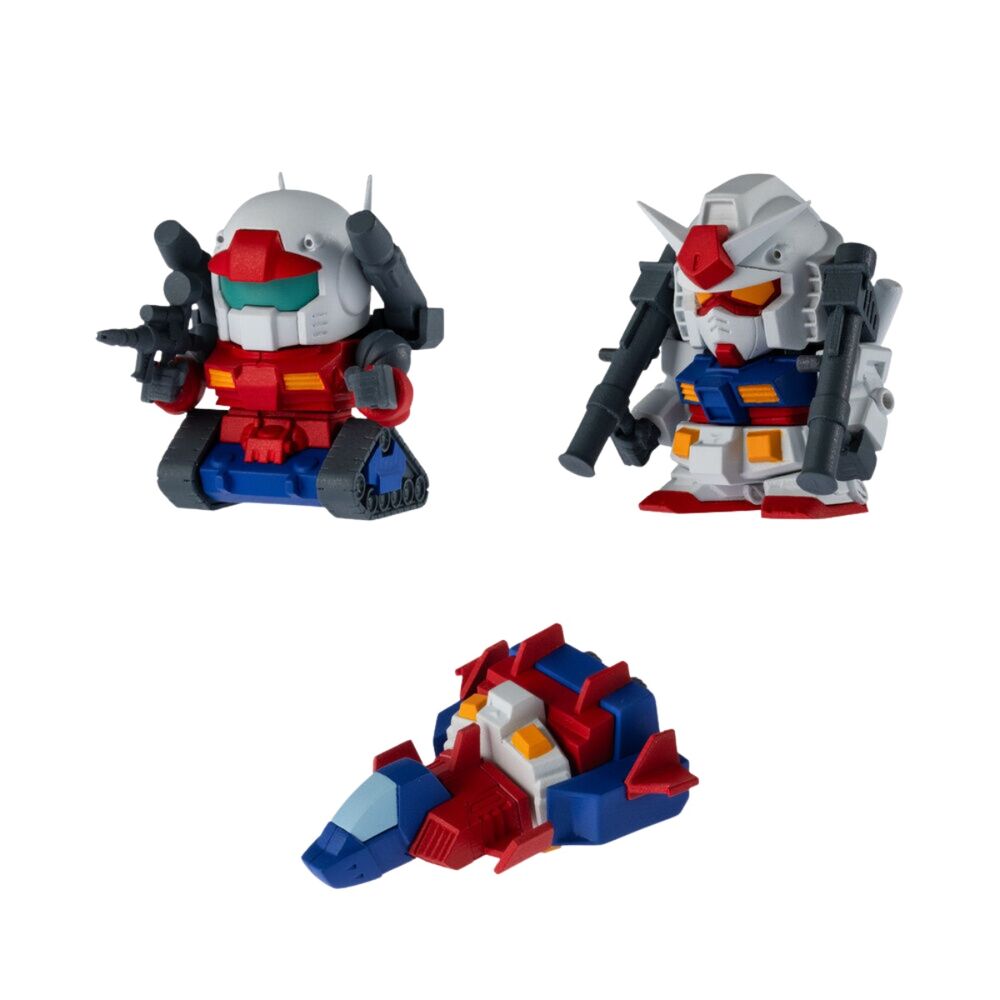 Figura miniatura Bandai Shokugan Gundam desmontada - 2