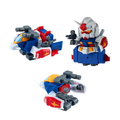 Figura miniatura Bandai Shokugan Gundam desmontada - 3