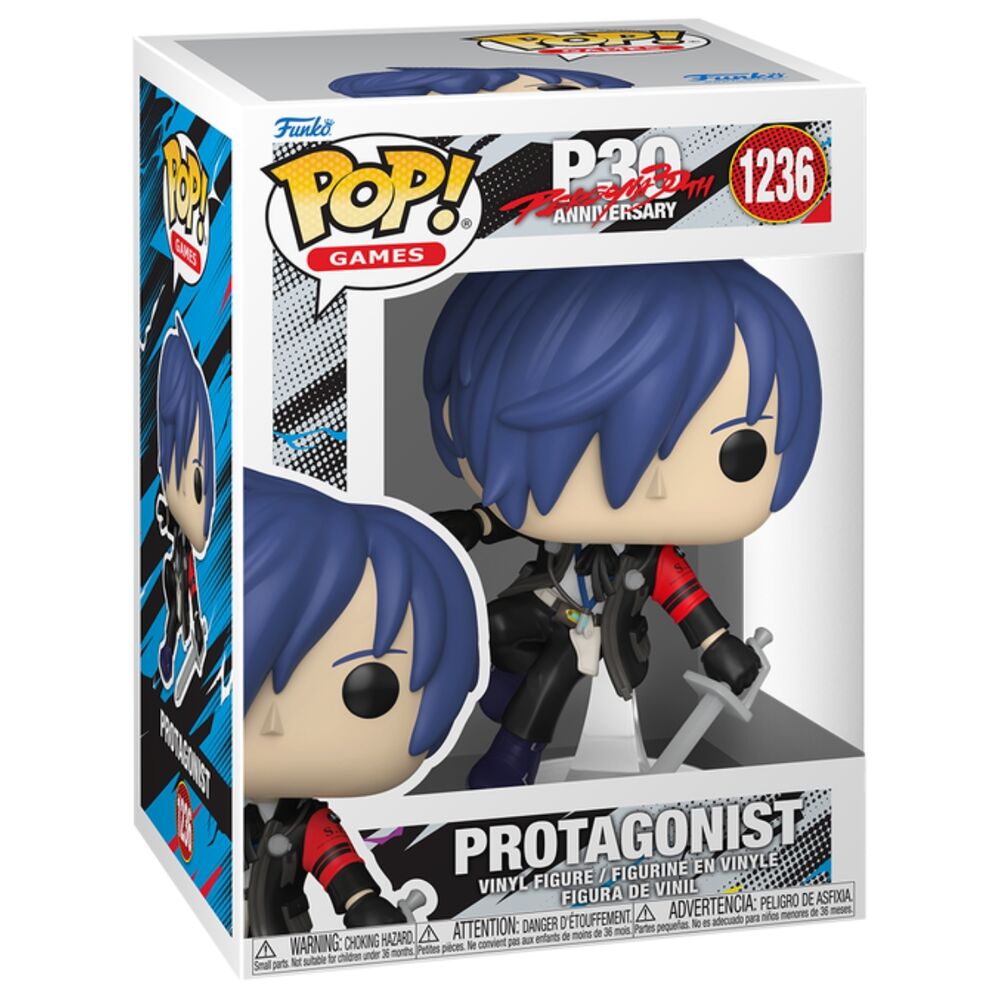 Figura Funko POP! de Makoto de Persona 3 con espada y base - 2