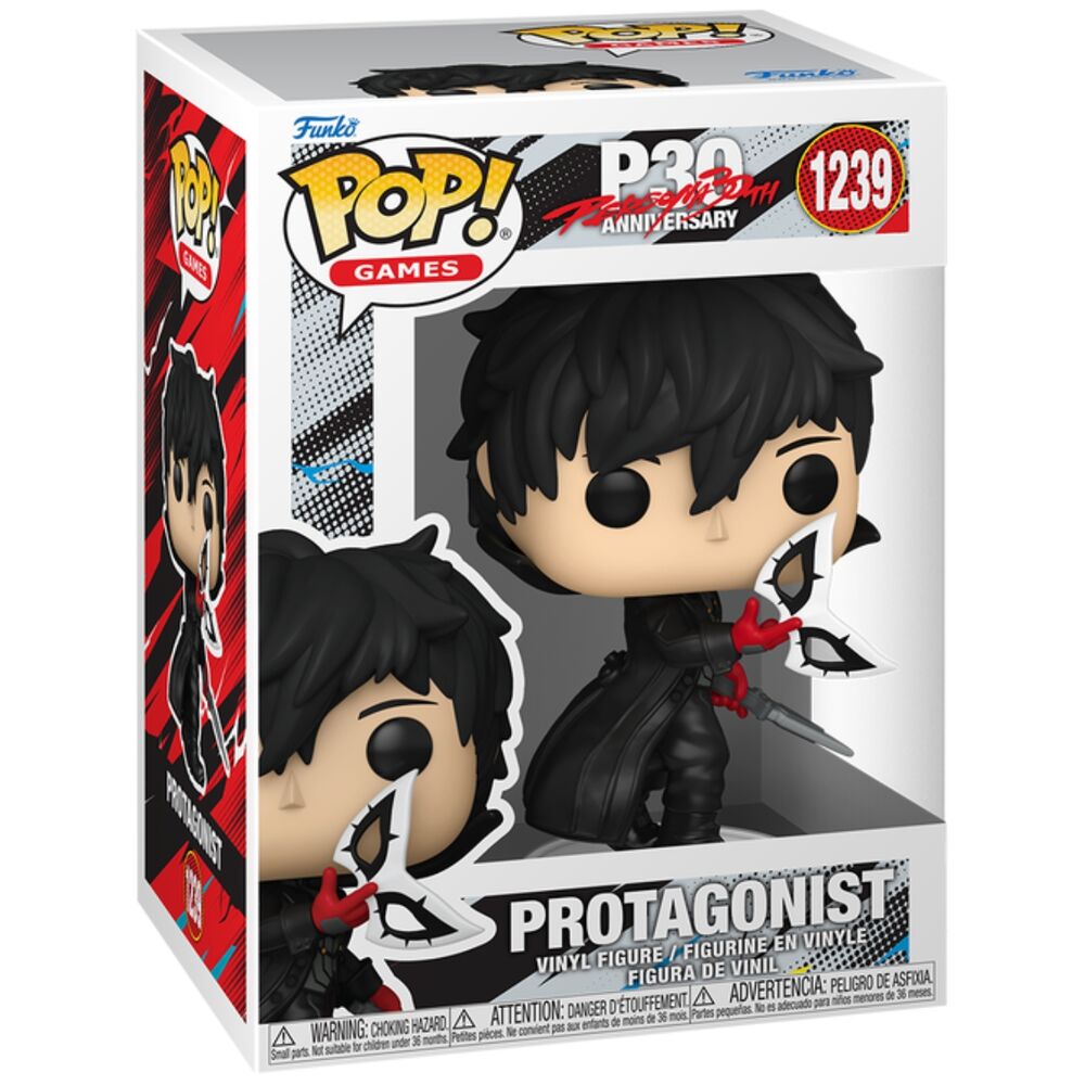 Figura Funko POP! de Ren de Persona 5 con máscara y daga - 2
