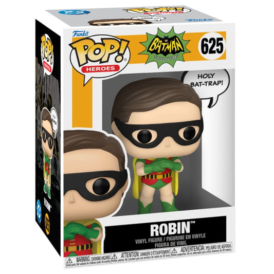 Figura Funko POP! de Robin de Batman 66 con capa amarilla - 2