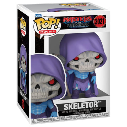 Figura Funko POP! de Skeletor con capucha morada y bastón - 2