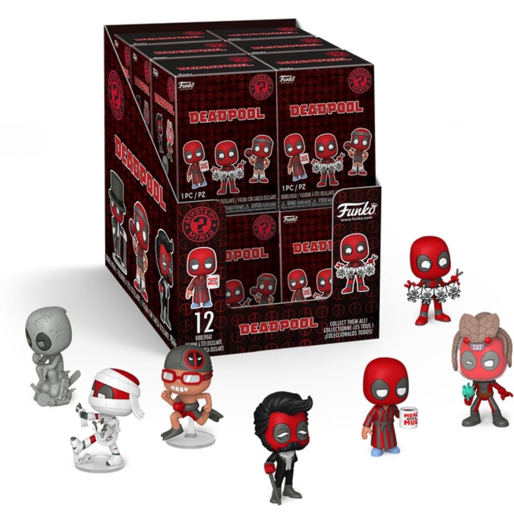 Figura FUNKO Mystery Mini de Deadpool Serie 5 en surtido