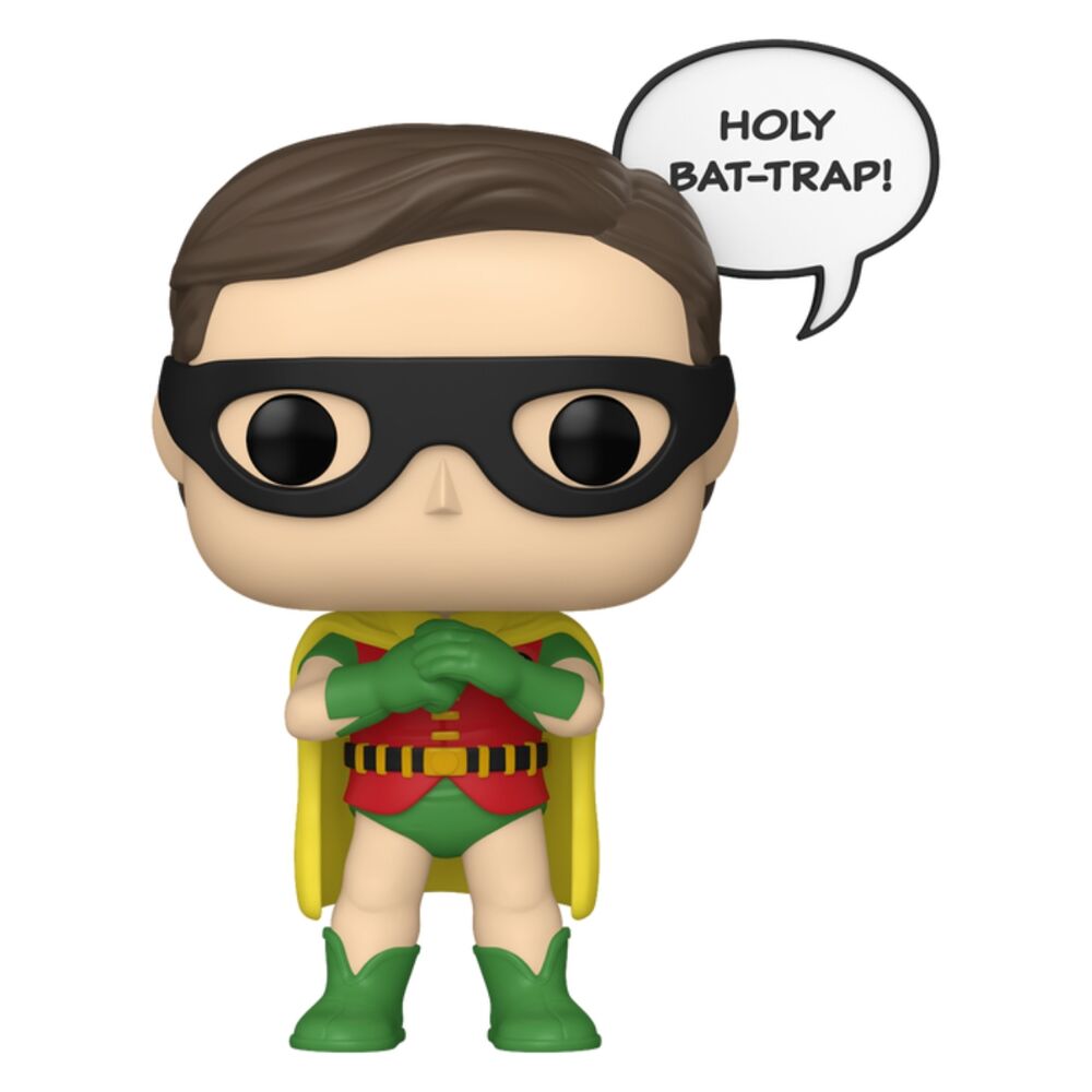 Figura Funko POP! de Robin de Batman 66 con capa amarilla