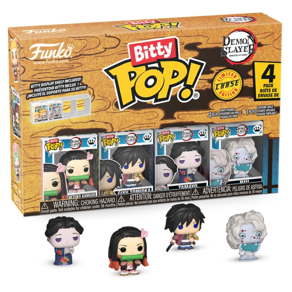 Blíster FUNKO Bitty POP! con 4 figuras surtidas de Demon Slayer - 2