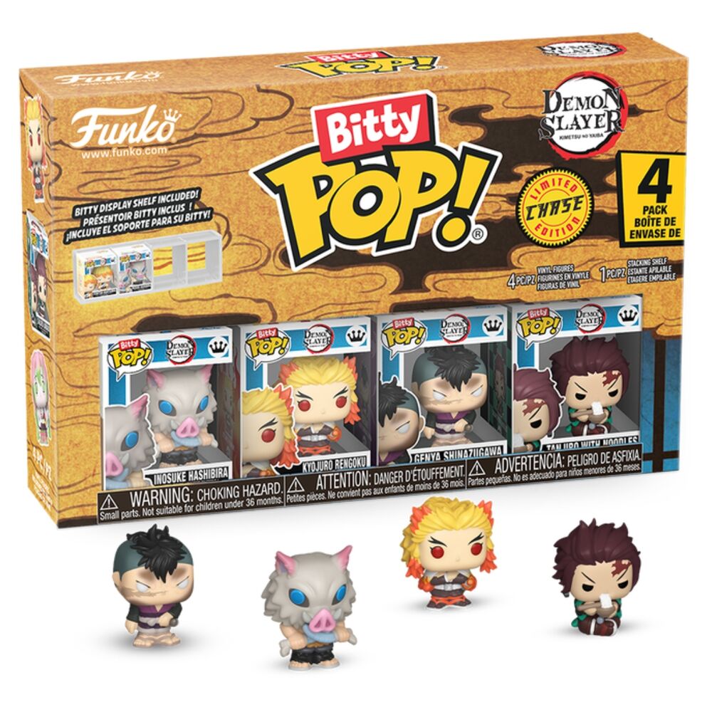 Blíster FUNKO Bitty POP! con 4 figuras surtidas de Demon Slayer - 4