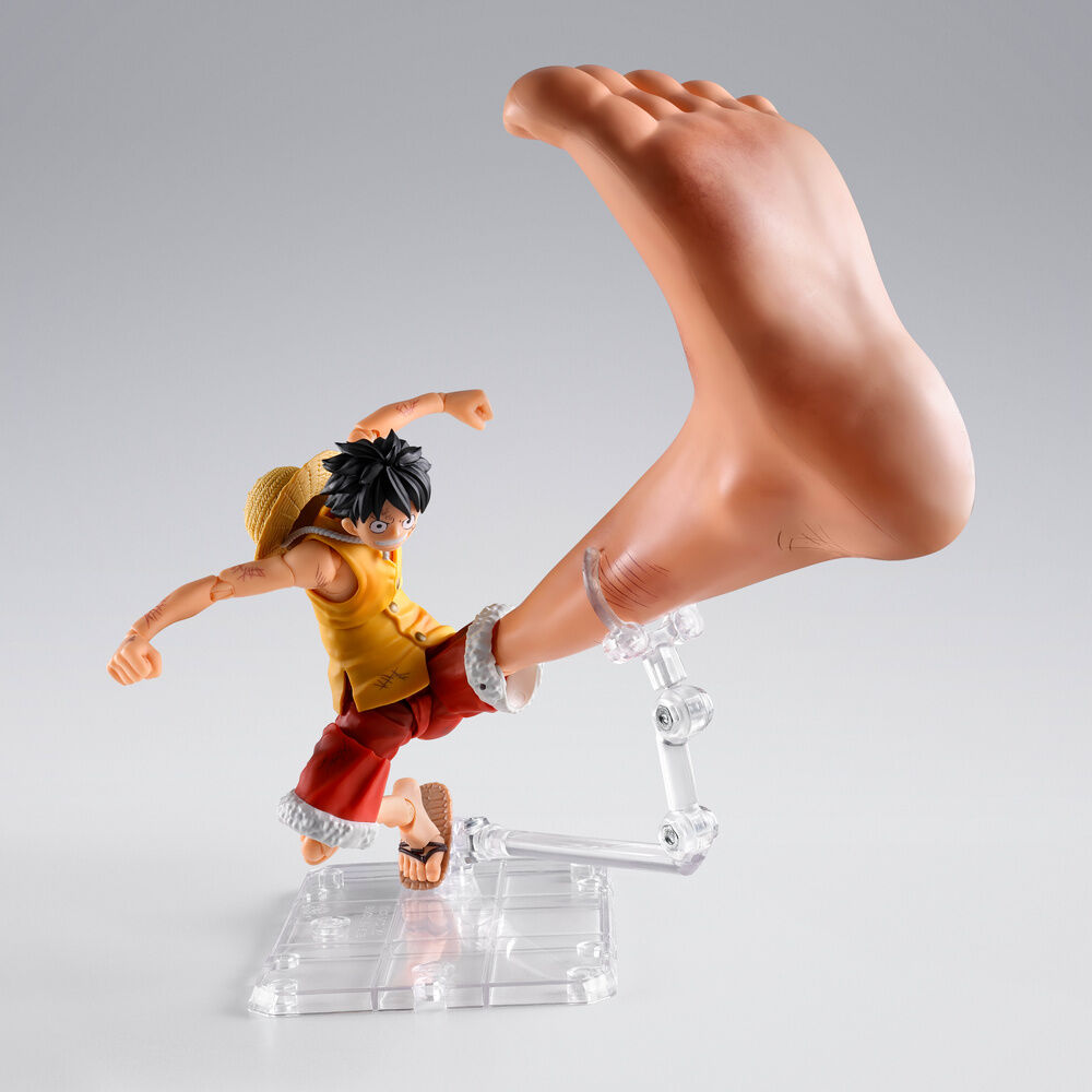 Set de accesorios de Luffy Gear 3 con puño, pie y soporte transparente - 5
