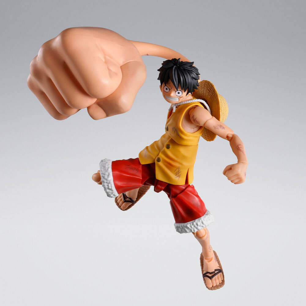Set de accesorios de Luffy Gear 3 con puño, pie y soporte transparente - 6