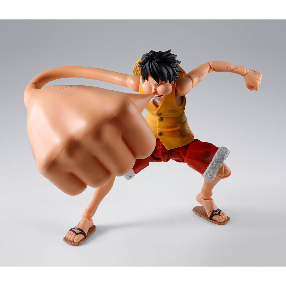 Set de accesorios de Luffy Gear 3 con puño, pie y soporte transparente - 7