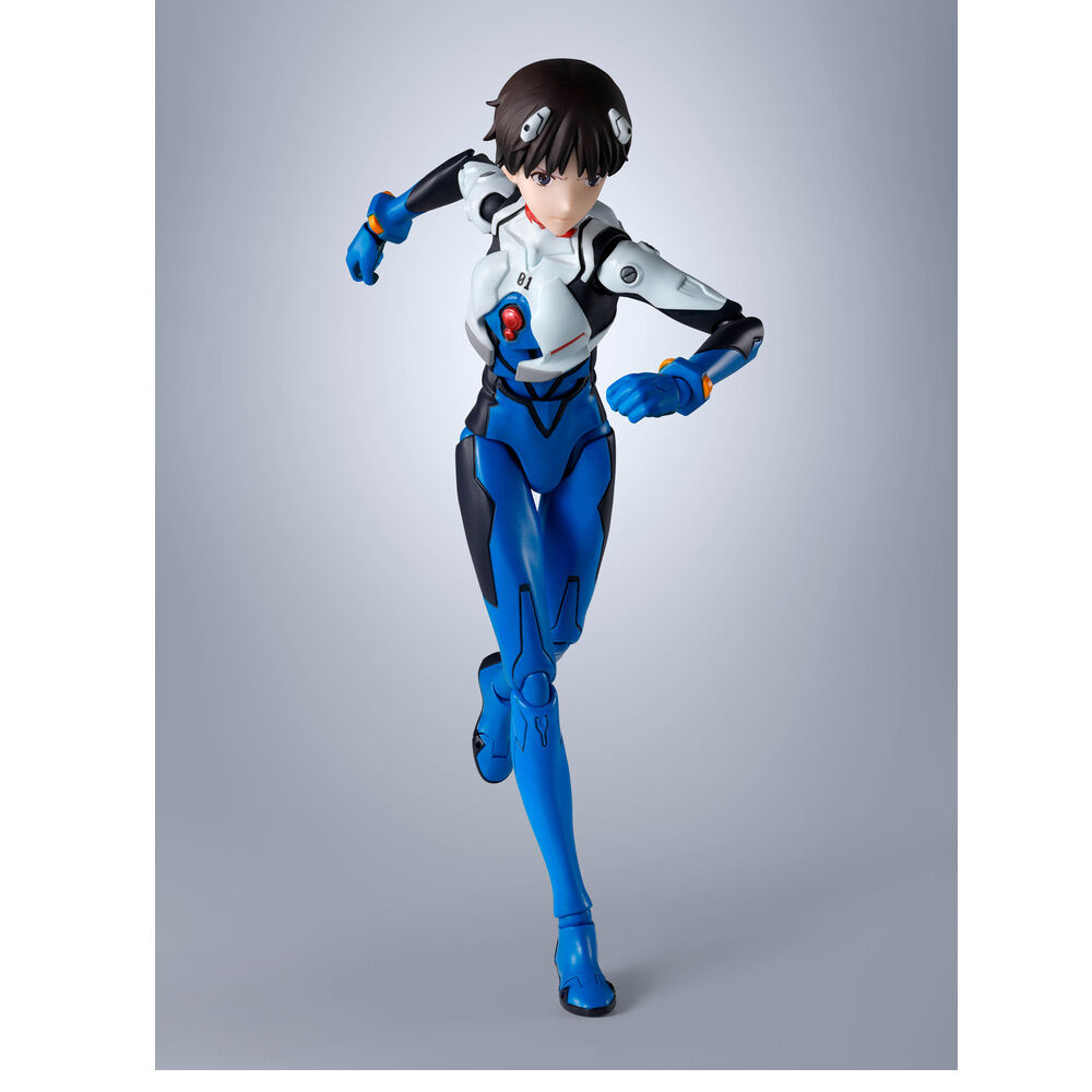 Figura articulada S.H.Figuarts de Shinji Ikari de Evangelion con rostros y manos intercambiables - 5