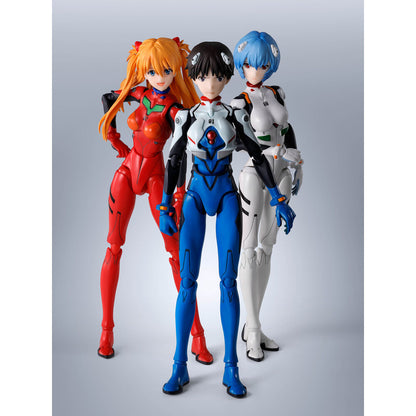 Figura articulada S.H.Figuarts de Shinji Ikari de Evangelion con rostros y manos intercambiables - 6