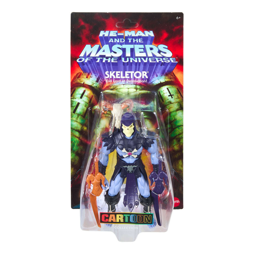 Figura articulada de Skeletor con báculo y dos espadas - 5