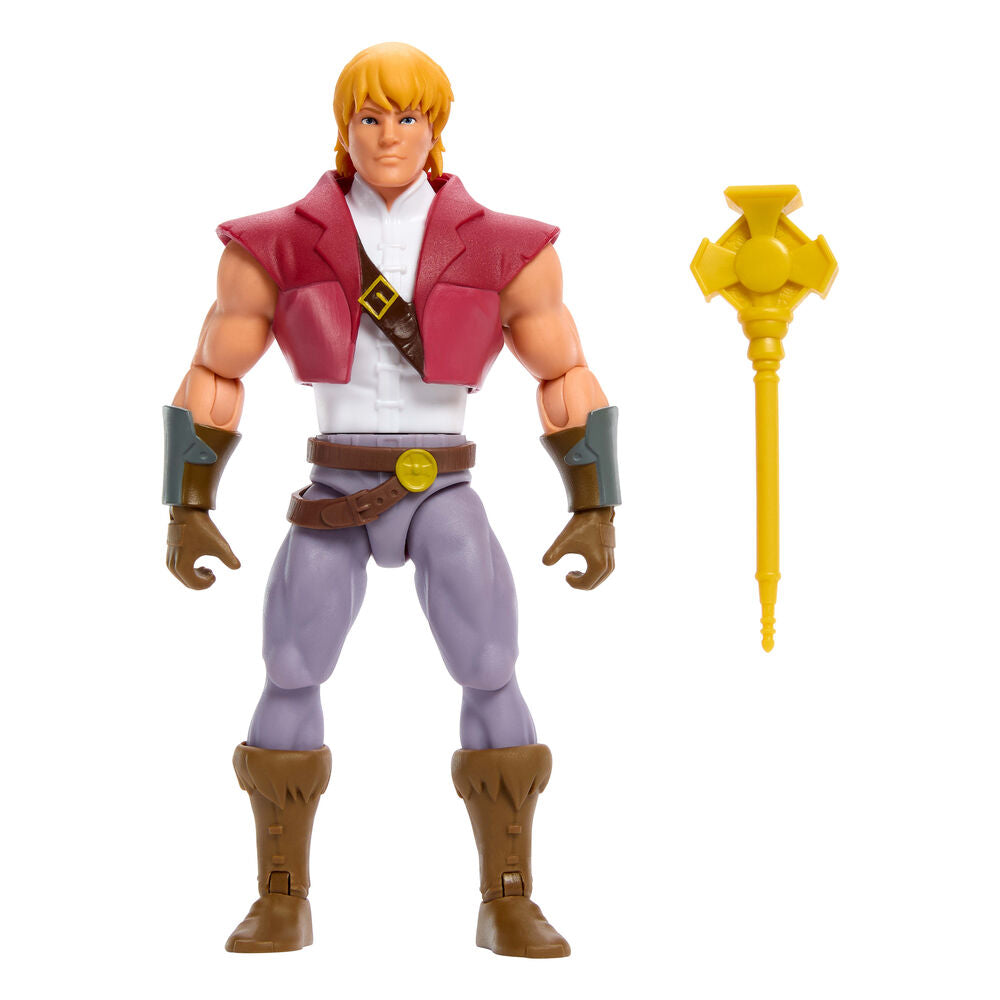 Figura articulada de Prince Adam con cetro amarillo