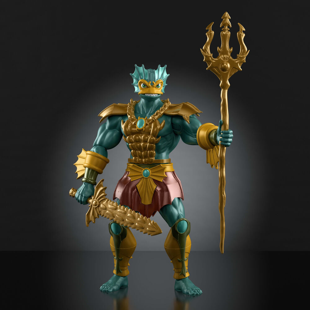 Figura articulada de Mer-Man con tridente y espada de coral - 2