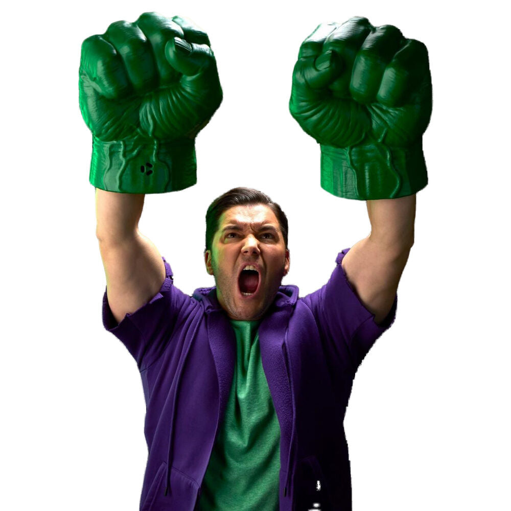 Puños verdes premium de Hulk Marvel Legends con sonidos - 4