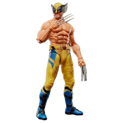 Figura articulada de Wolverine Marvel Legends con traje amarillo y azul - 6