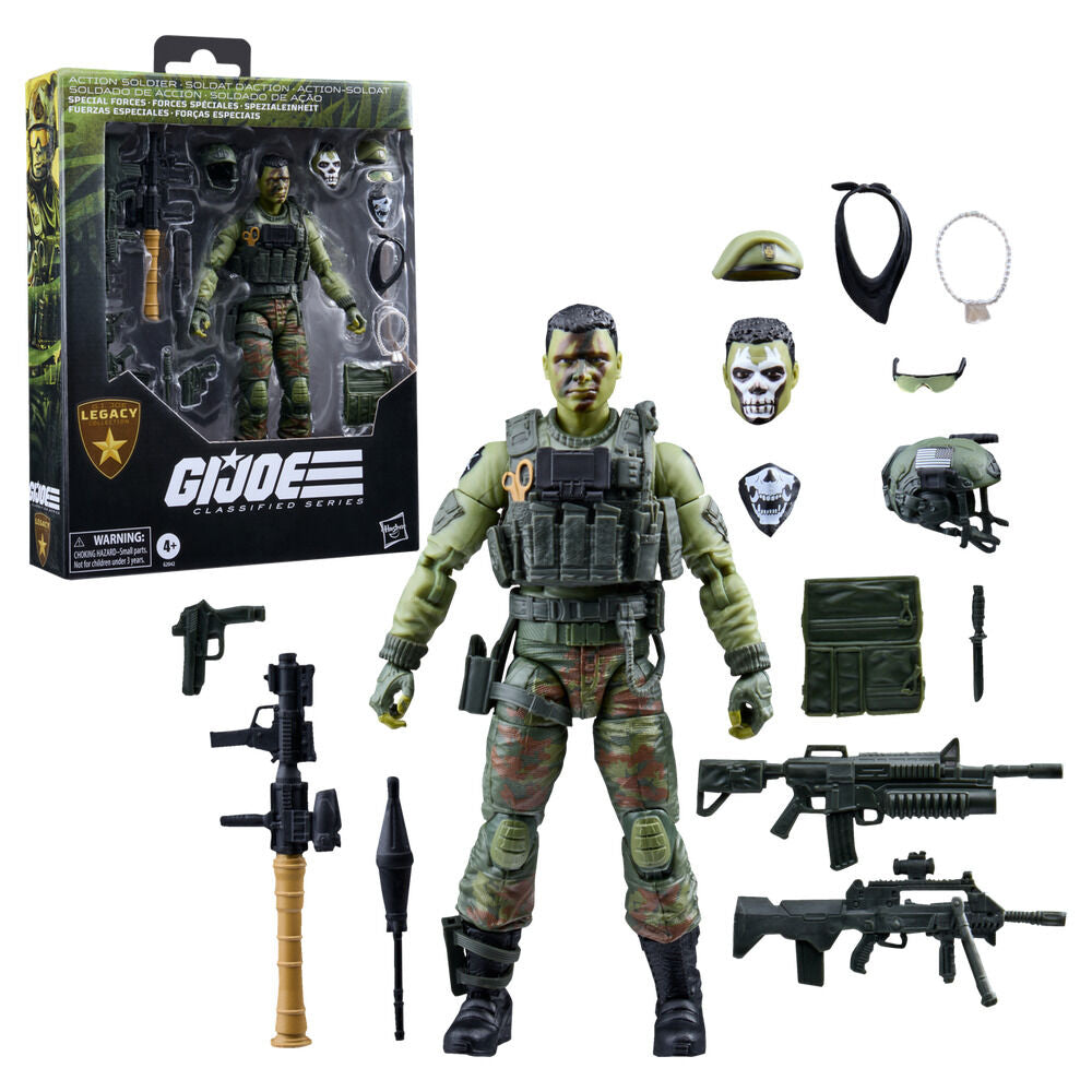 Figura articulada Soldado de Acción G.I. Joe con accesorios