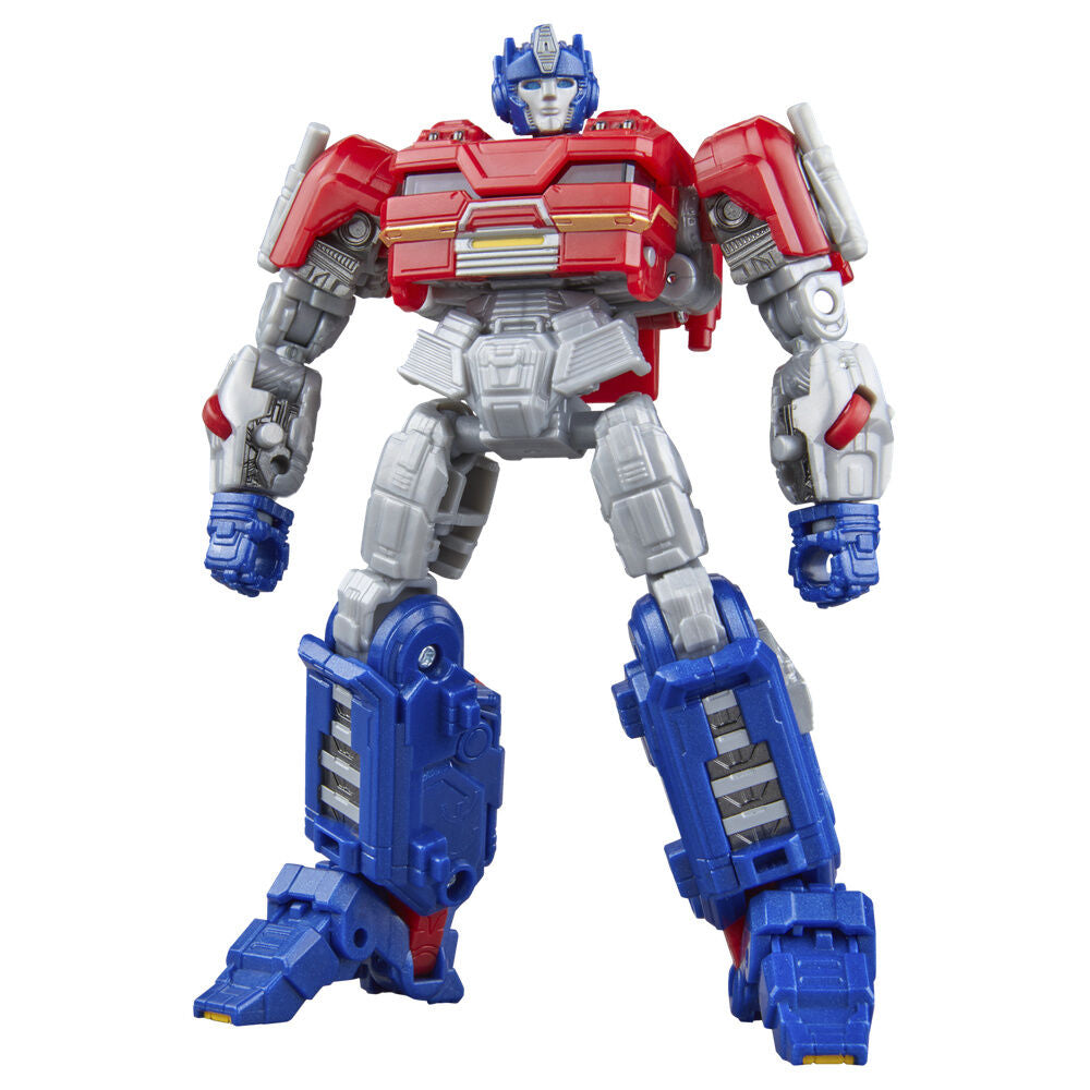 Figura articulada Orion Pax Transformers One en modo robot con sierra de minería - 8
