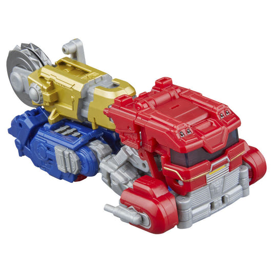Figura articulada Orion Pax Transformers One en modo robot con sierra de minería - 11