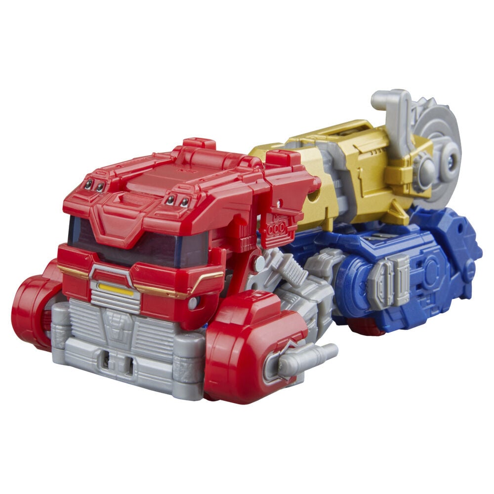 Figura articulada Orion Pax Transformers One en modo robot con sierra de minería - 14