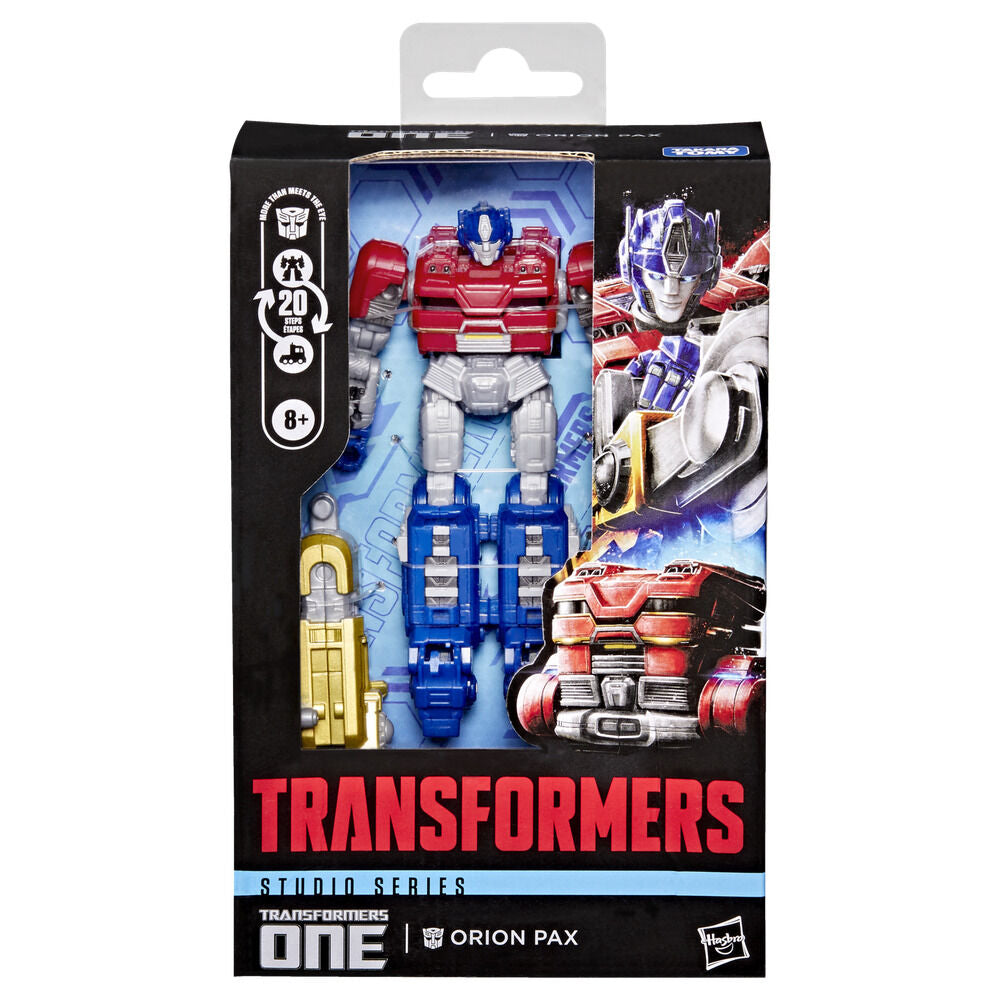 Figura articulada Orion Pax Transformers One en modo robot con sierra de minería - 2