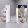 Vitrina expositora de metacrilato Pokémon con varios niveles