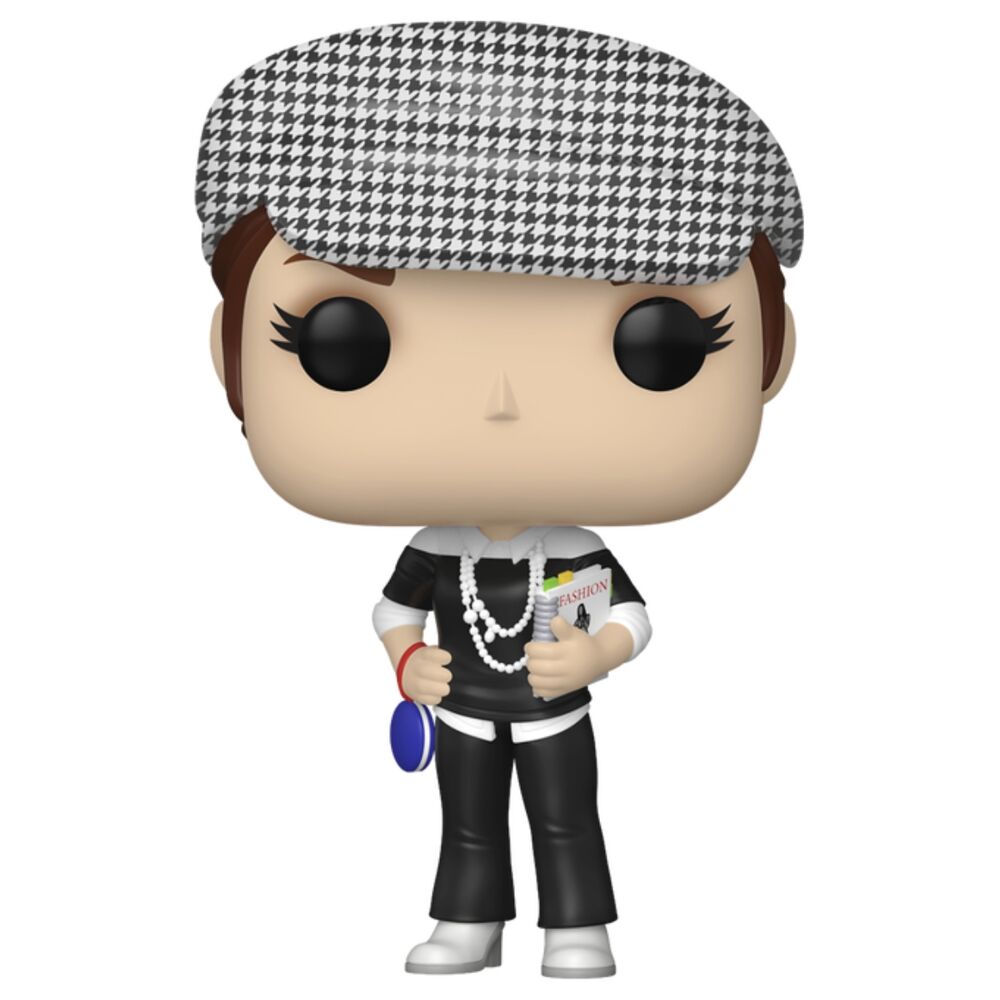Figura FUNKO POP! de Andy Sachs con libro y gorra de pata de gallo