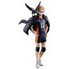Figura Ichibansho de Tsukishima de Haikyu!! con uniforme de Karasuno y un cuervo