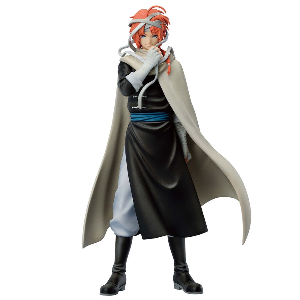 Figura Ichibansho de Kamui de Gintama con capa clara y cabello rojo