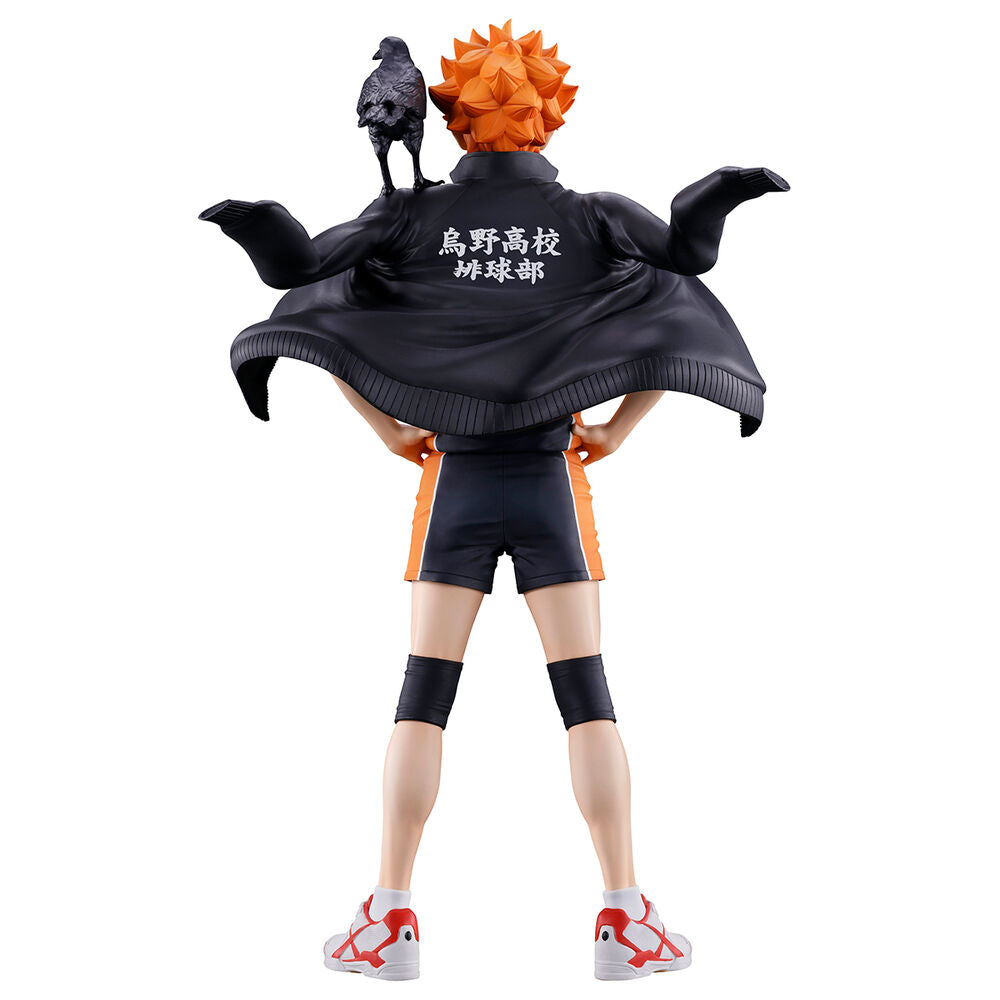 Figura Ichibansho de Shoyo Hinata con uniforme de Karasuno y un cuervo - 2
